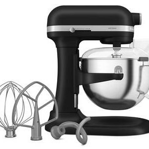 Robot pâtissier Kitchenaid ARTISAN noir À BOL RELEVABLE 5,6L - 5KSM60SPXEBM