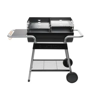 Barbecue au charbon de bois - 113 x 61 x 92 cm - NATERIAL Icarus alpha, Noir